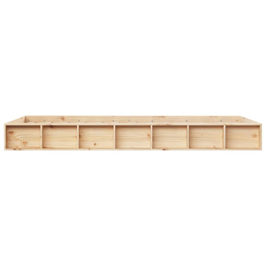 vidaXL Bed Frame without Mattress 90x200 cm Solid Wood 5