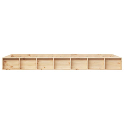 vidaXL Bed Frame without Mattress 90x200 cm Solid Wood 5