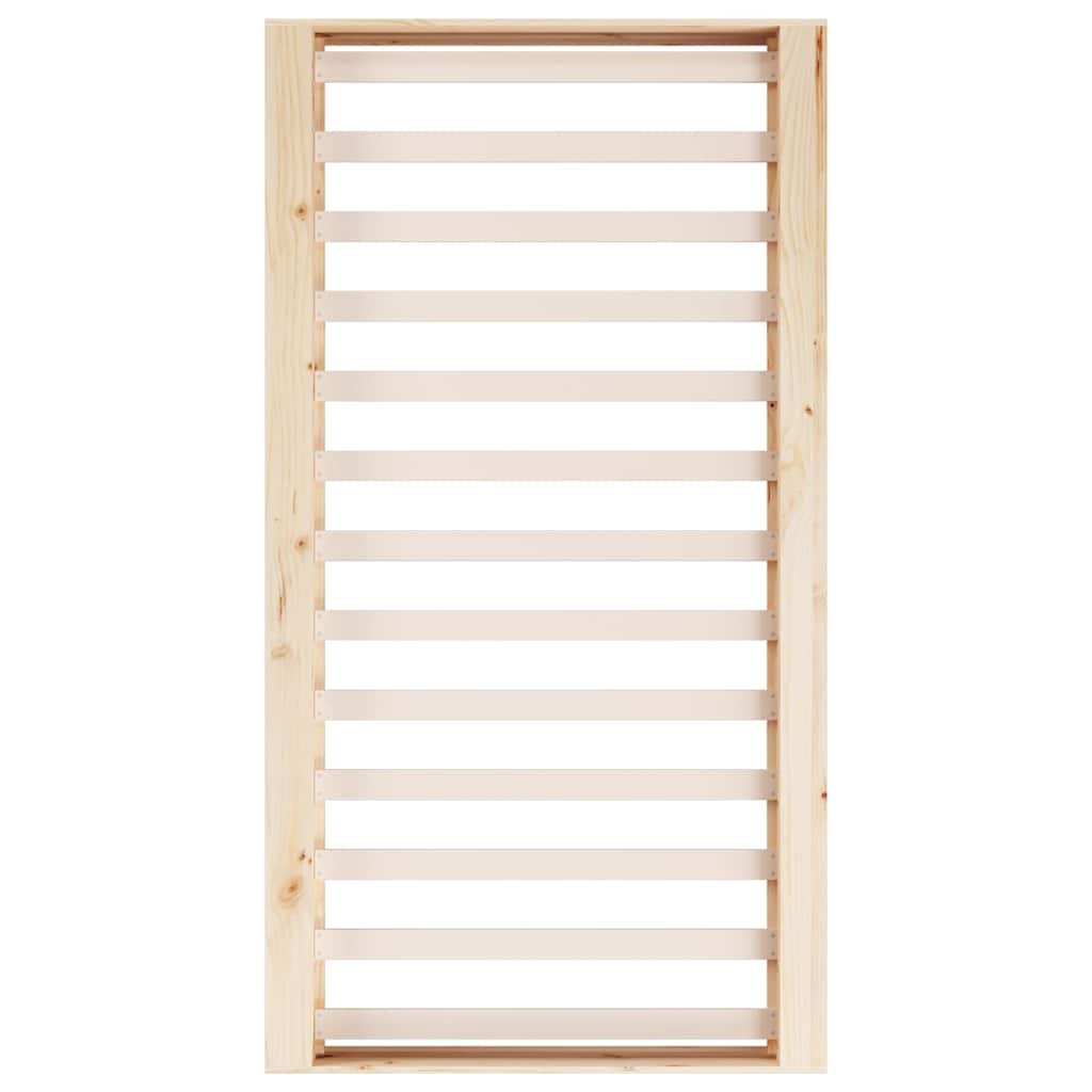 vidaXL Bed Frame without Mattress 90x200 cm Solid Wood 6