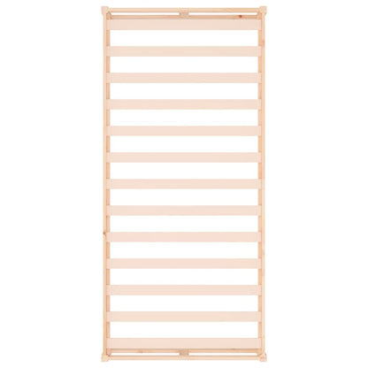 vidaXL Bed Frame | Natural wood | Solid Pine Wood, Plywood Slats | Single 6