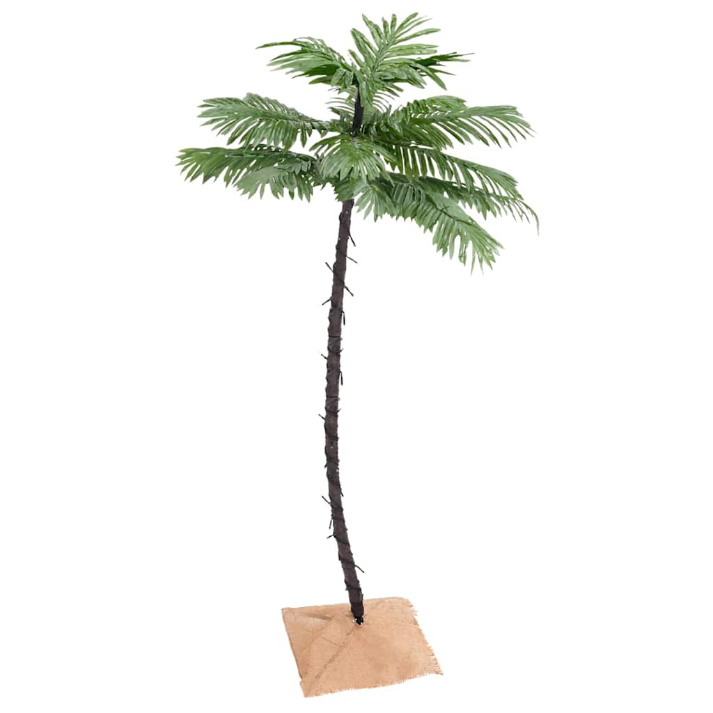 vidaXL LED Palm Tree Warm White 96 LEDs 180 cm 2