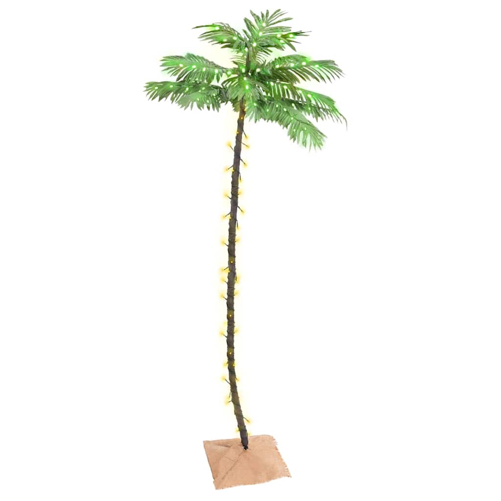 vidaXL LED Palm Tree Warm White 72 LEDs