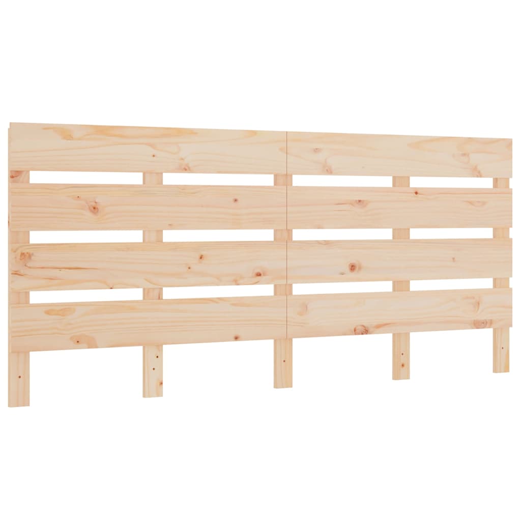 vidaXL Headboard 180x3x80 cm Solid Wood Pine 2
