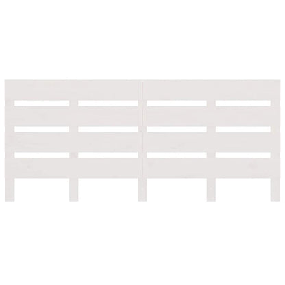 vidaXL Headboard White 180x3x80 cm Solid Wood Pine 4