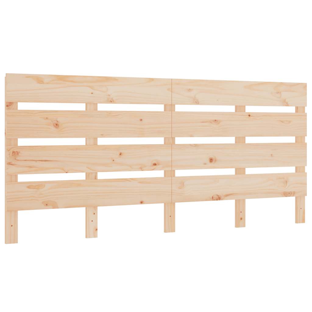 vidaXL Headboard 135x3x80 cm Solid Wood Pine 2