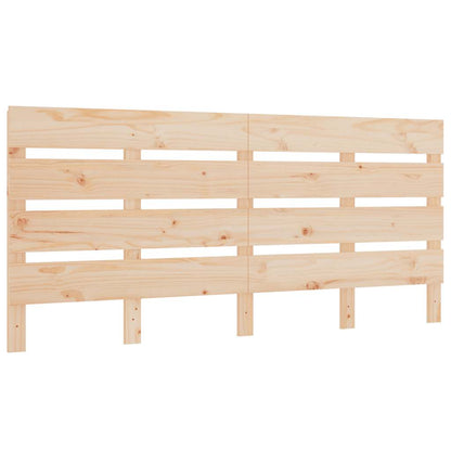 vidaXL Headboard 135x3x80 cm Solid Wood Pine 2
