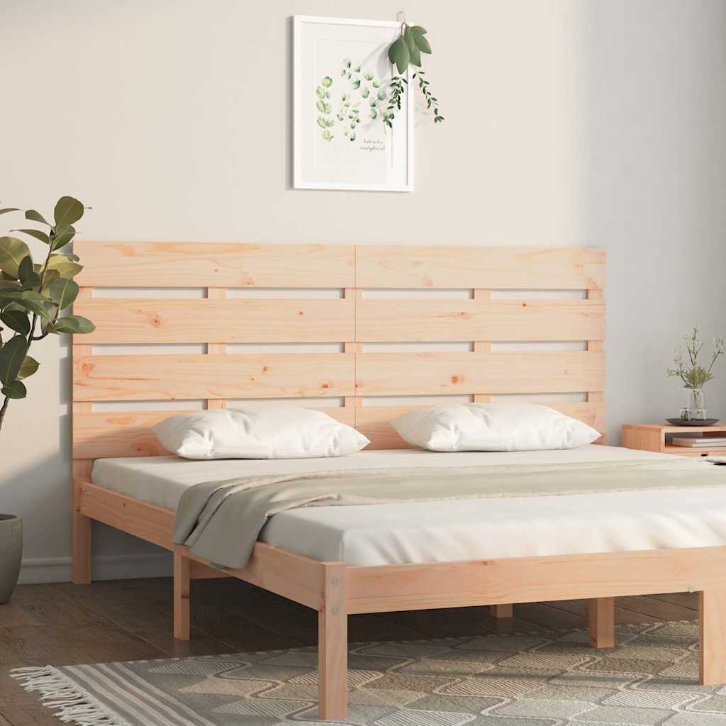 vidaXL Headboard 135x3x80 cm Solid Wood Pine 1