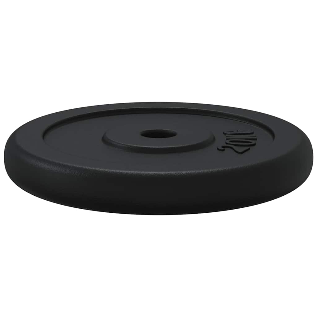 vidaXL Weight Plate 20 kg Cast Iron 6