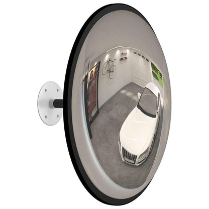 vidaXL Indoor Convex Traffic Mirror Black Ø40 cm Acrylic 3