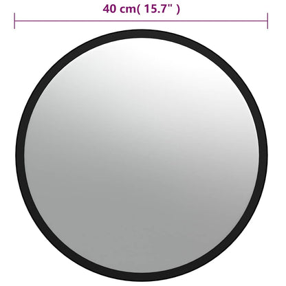 vidaXL Indoor Convex Traffic Mirror Black Ø40 cm Acrylic 6