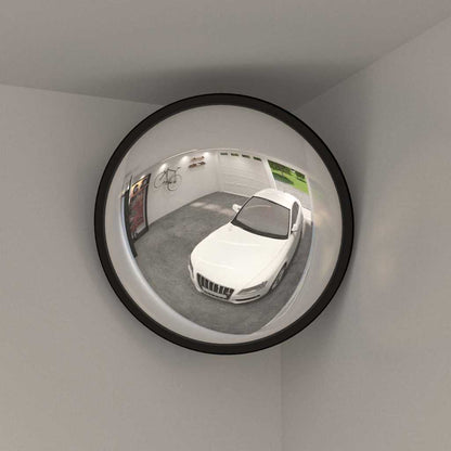 vidaXL Indoor Convex Traffic Mirror Black Ø40 cm Acrylic 1
