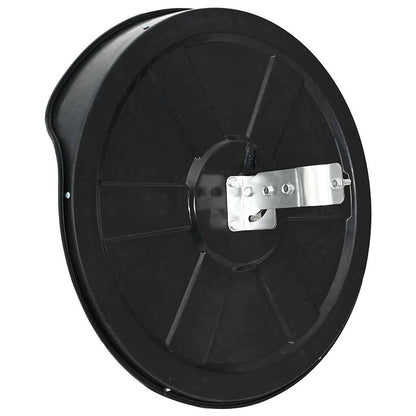 vidaXL Outdoor Convex Traffic Mirror Black Ø45 cm Polycarbonate 4