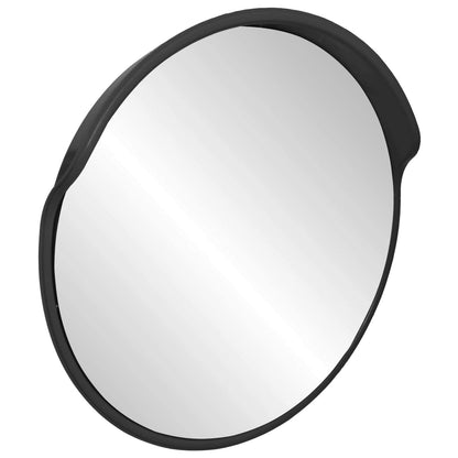 vidaXL Outdoor Convex Traffic Mirror Black Ø60 cm Polycarbonate 3