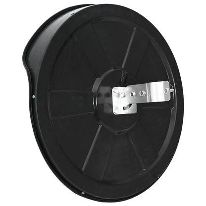 vidaXL Outdoor Convex Traffic Mirror Black Ø60 cm Polycarbonate 4