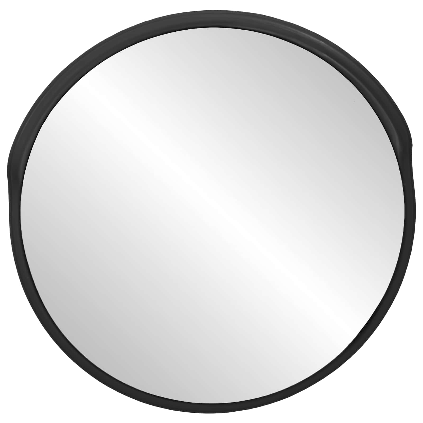 vidaXL Outdoor Convex Traffic Mirror Black Ø60 cm Polycarbonate 2