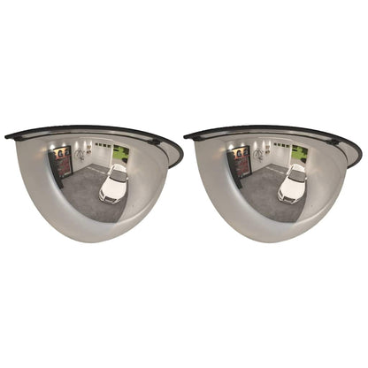 vidaXL Half Domed Traffic Mirrors 2 pcs Ø30 cm Acrylic 2