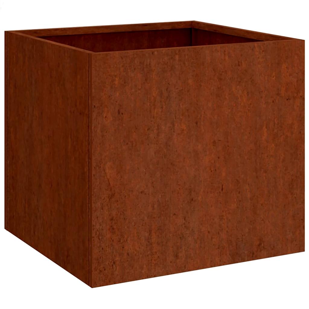 vidaXL Planters 2 pcs 49x47x46 cm Corten Steel 5