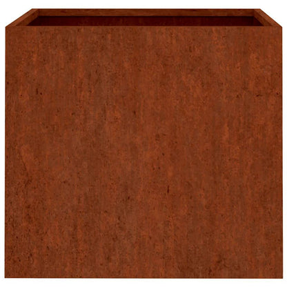 vidaXL Planters 2 pcs 49x47x46 cm Corten Steel 6