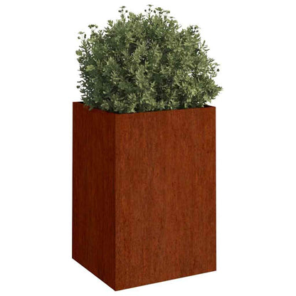 vidaXL Planter 42x38x75 cm Corten Steel 3
