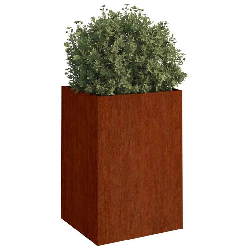 vidaXL Planter 52x48x75 cm Corten Steel 3