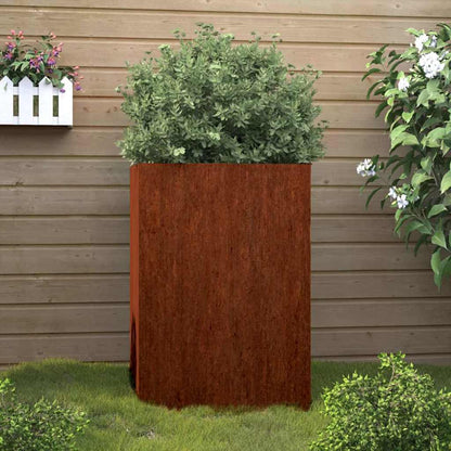 vidaXL Planter 52x48x75 cm Corten Steel 1