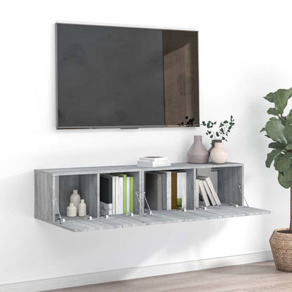 vidaXL 2 Piece TV Cabinet Set Engineered Wood Width 60/80 cm