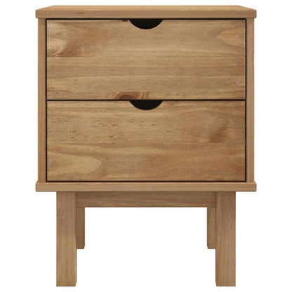 vidaXL Bedside Cabinet "OTTA" 45x39x57 cm Solid Wood Pine 4