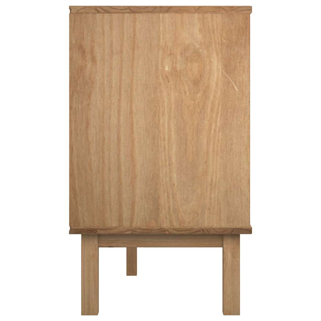 vidaXL Drawer Cabinet OTTA 111x43x73.5cm Solid Wood Pine 6