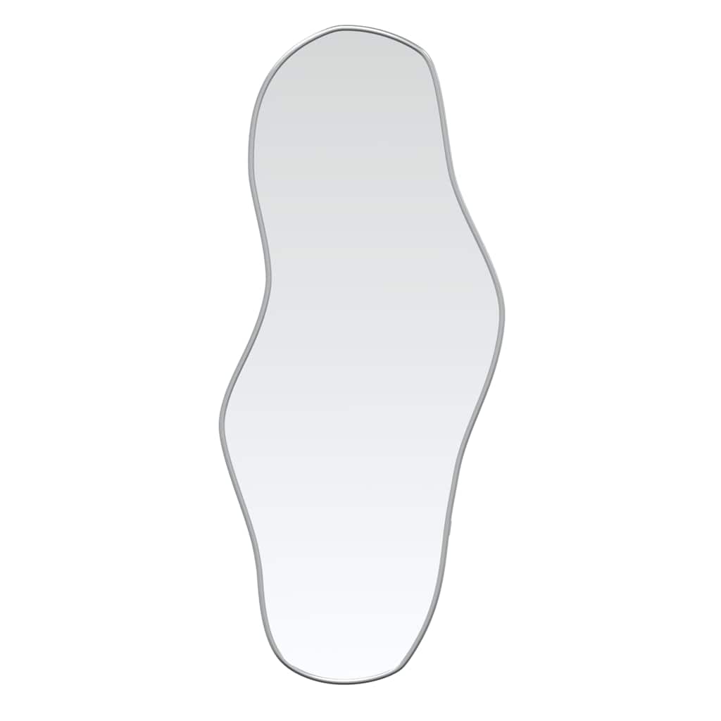 vidaXL Wall Mirror Silver 100x45 cm 2