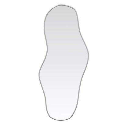vidaXL Wall Mirror Silver 100x45 cm 2