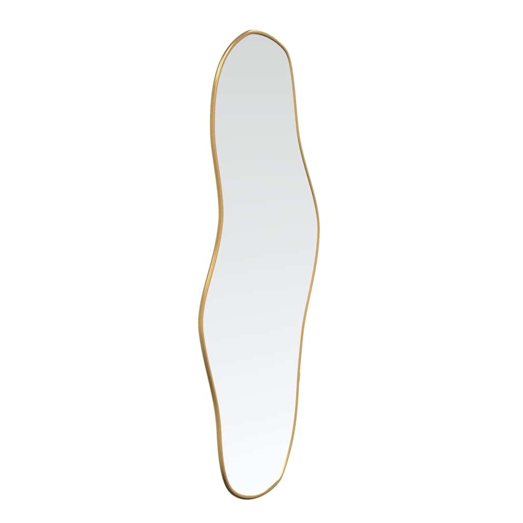 vidaXL Wall Mirror Gold 100x45 cm 3