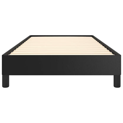 vidaXL Bed Frame without Mattress Black 100x203cm Twin XL Faux Leather 6