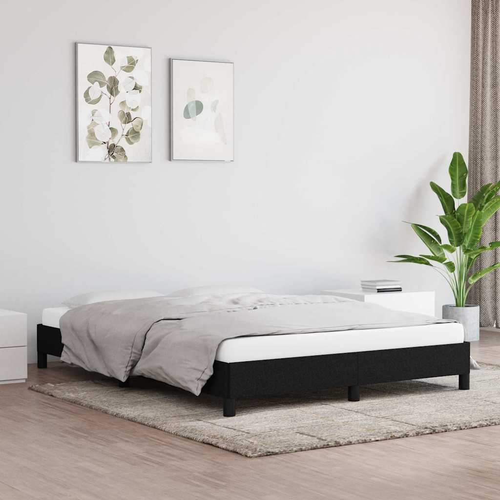 vidaXL Bed Frame without Mattress 135x190 cm Double Fabric