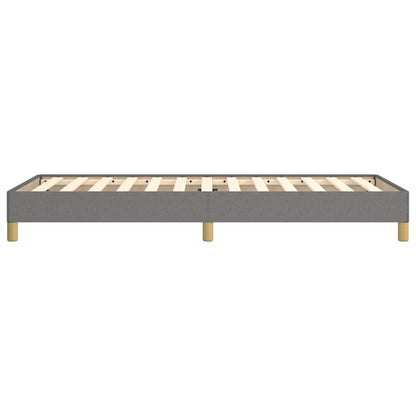 vidaXL Bed Frame without Mattress Dark Grey 90x190 cm Single Single Fabric 6