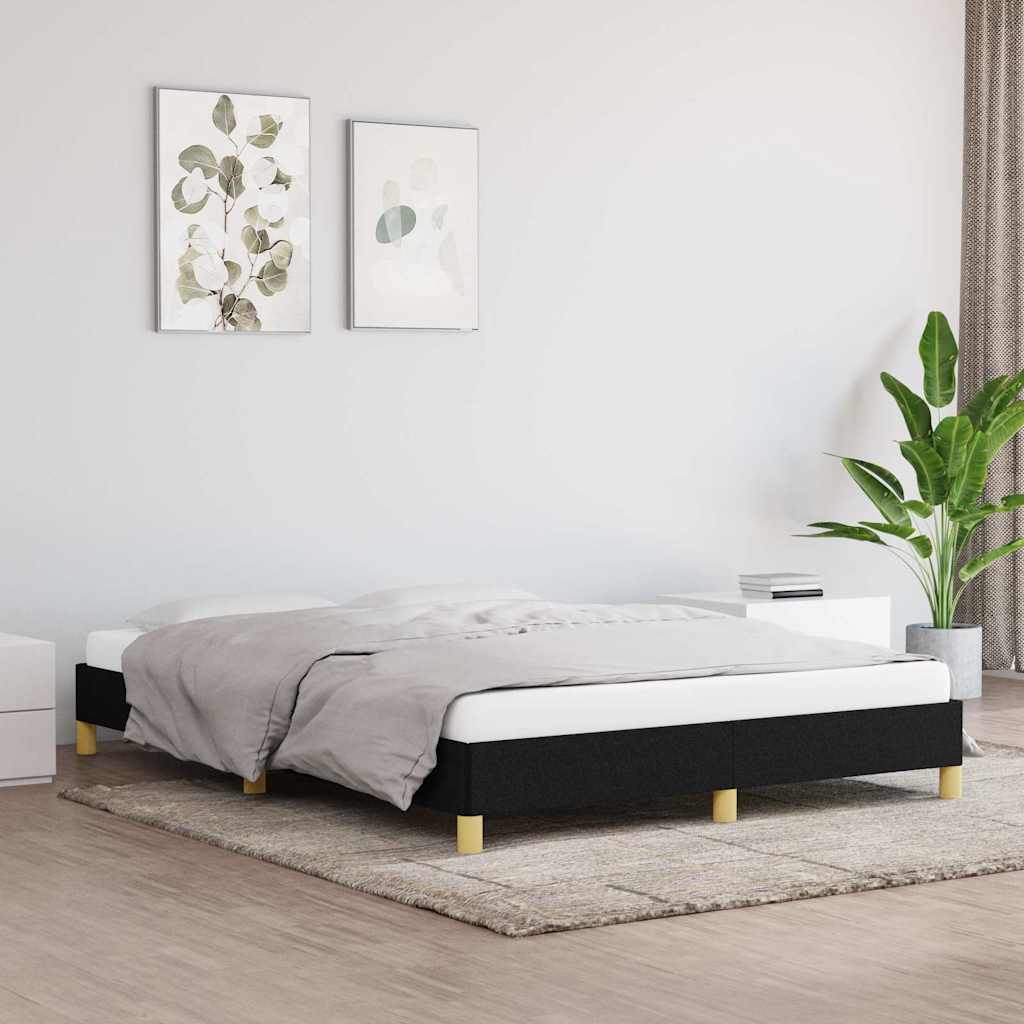 vidaXL Bed Frame without Mattress 135x190 cm Double Fabric