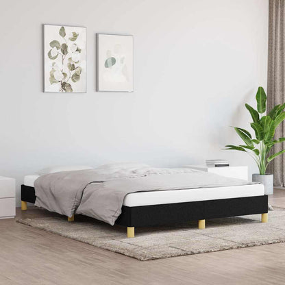 vidaXL Bed Frame without Mattress 135x190 cm Double Fabric