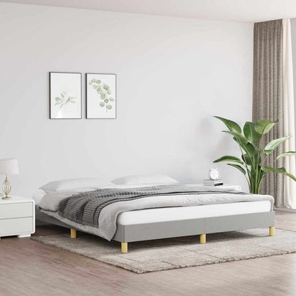 vidaXL Bed Frame without Mattress 135x190 cm Double Fabric