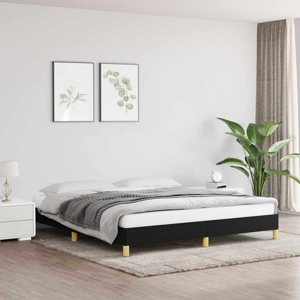 vidaXL Bed Frame without Mattress 135x190 cm Double Fabric