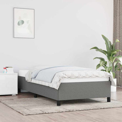 vidaXL Bed Frame without Mattress 135x190 cm Double Fabric