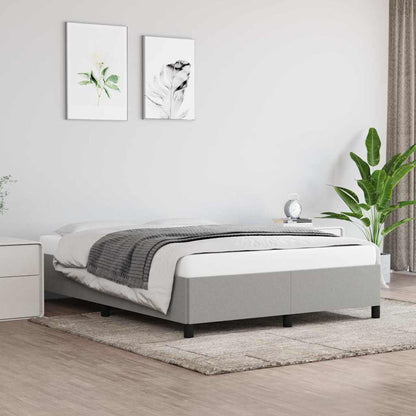 vidaXL Bed Frame without Mattress 135x190 cm Double Fabric