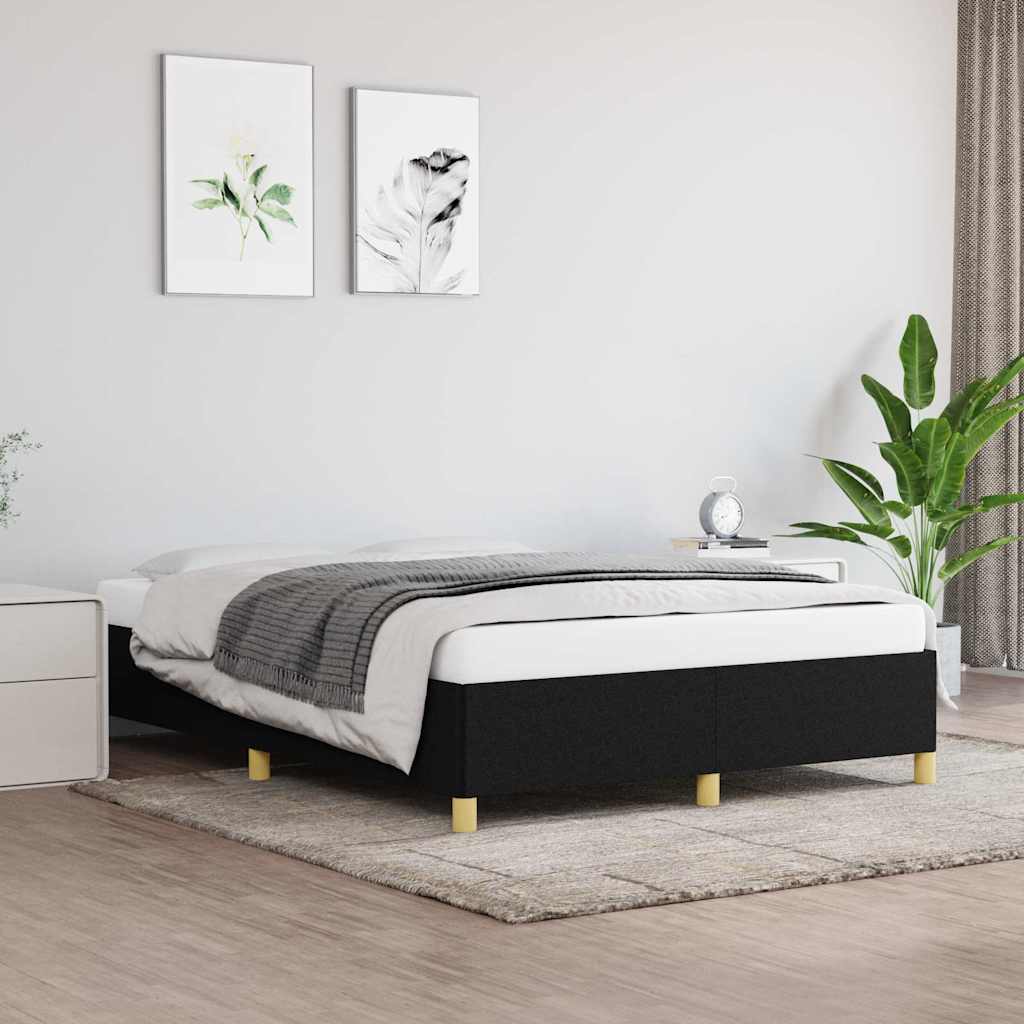 vidaXL Bed Frame without Mattress 135x190 cm Double Fabric
