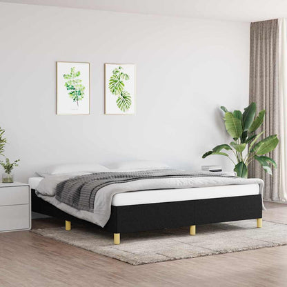 vidaXL Bed Frame without Mattress 135x190 cm Double Fabric