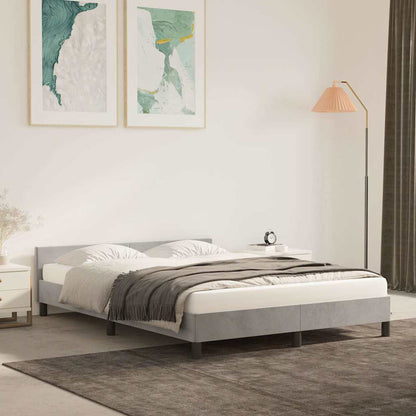 vidaXL Bed Frame without Mattress 90x190cm Single Velvet