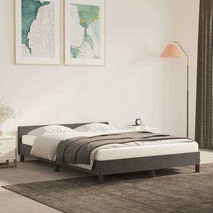 vidaXL Bed Frame without Mattress 90x190cm Single Velvet