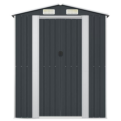 vidaXL Garden Shed Anthracite 192x108x223 cm Galvanised Steel 3
