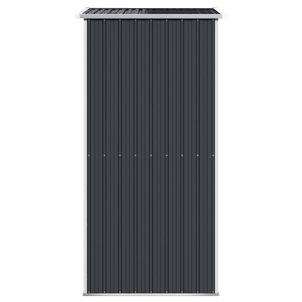 vidaXL Garden Shed Anthracite 192x108x223 cm Galvanised Steel 5