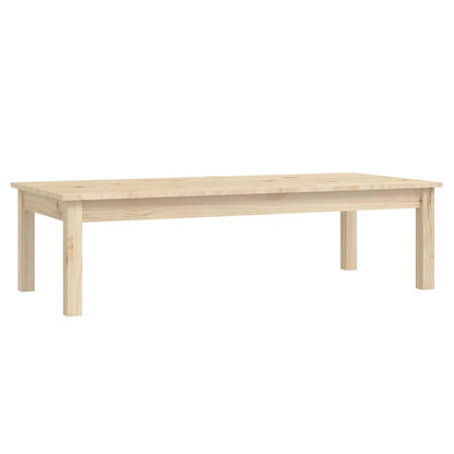 814234 vidaXL Coffee Table 110x50x30 cm Solid Wood Pine 2