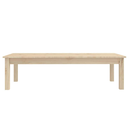 814234 vidaXL Coffee Table 110x50x30 cm Solid Wood Pine 4