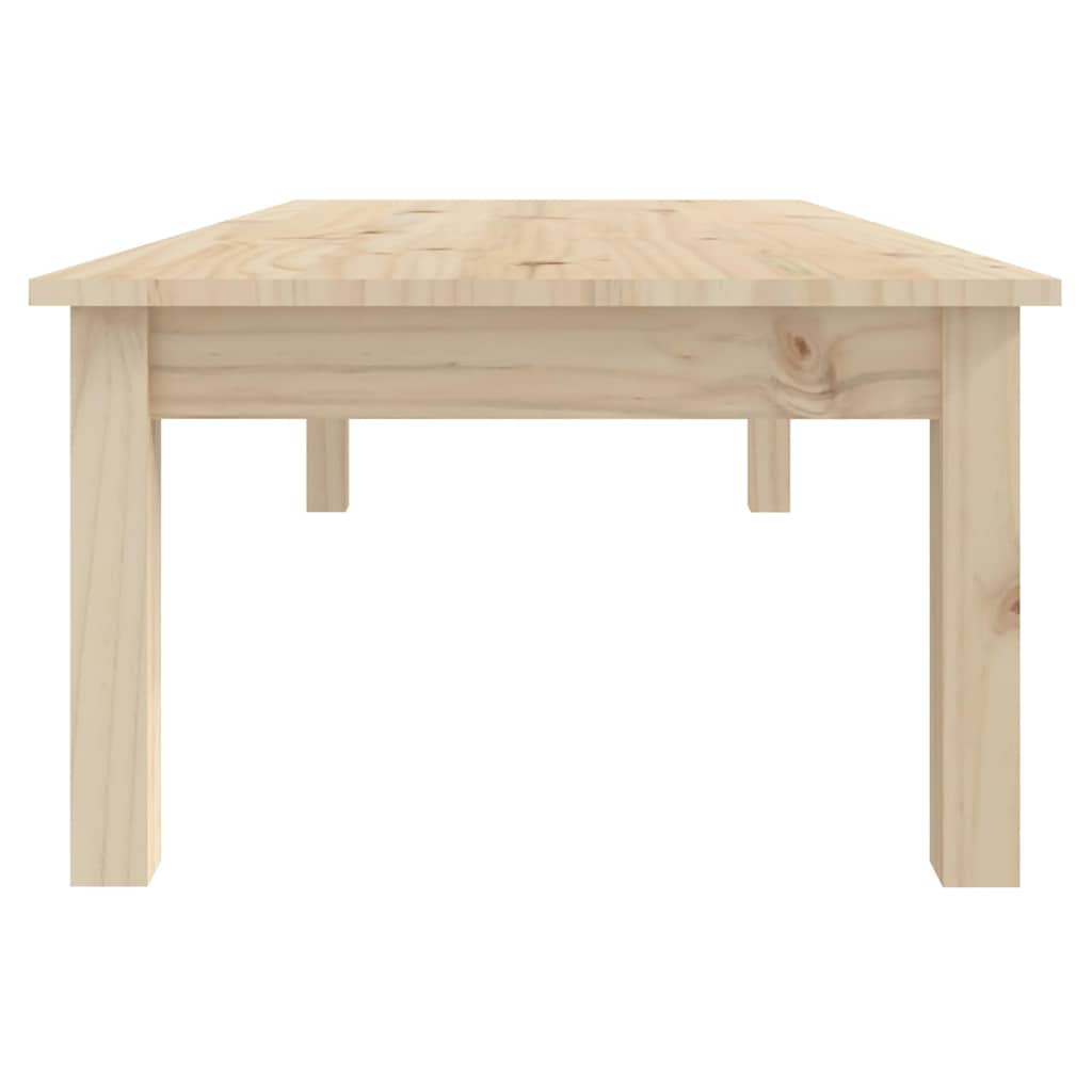 814234 vidaXL Coffee Table 110x50x30 cm Solid Wood Pine 5