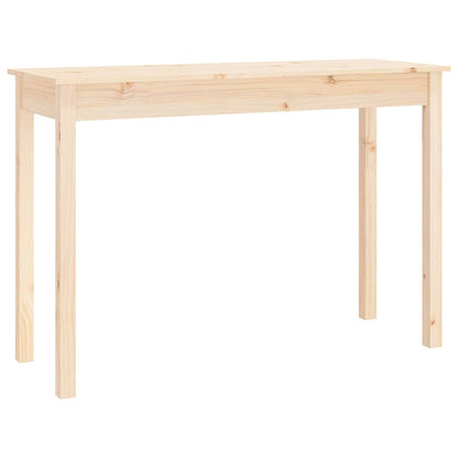 vidaXL Console Table 110x40x75 cm Solid Wood Pine 2